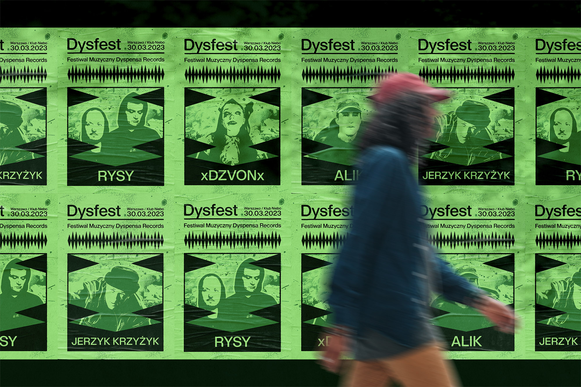 Dysfest poster mockup
