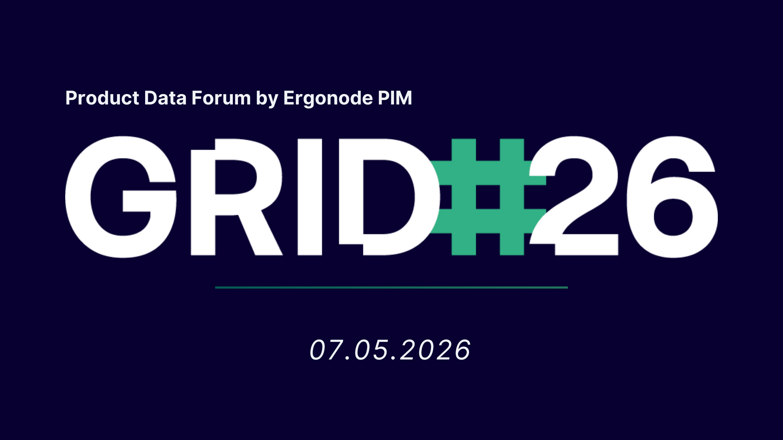 okładka promuja wydarzenie grid26 by ergonode PIM