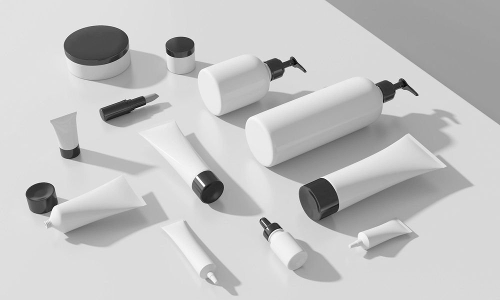 Cosmetics product photography used to illustrate product relations and collections