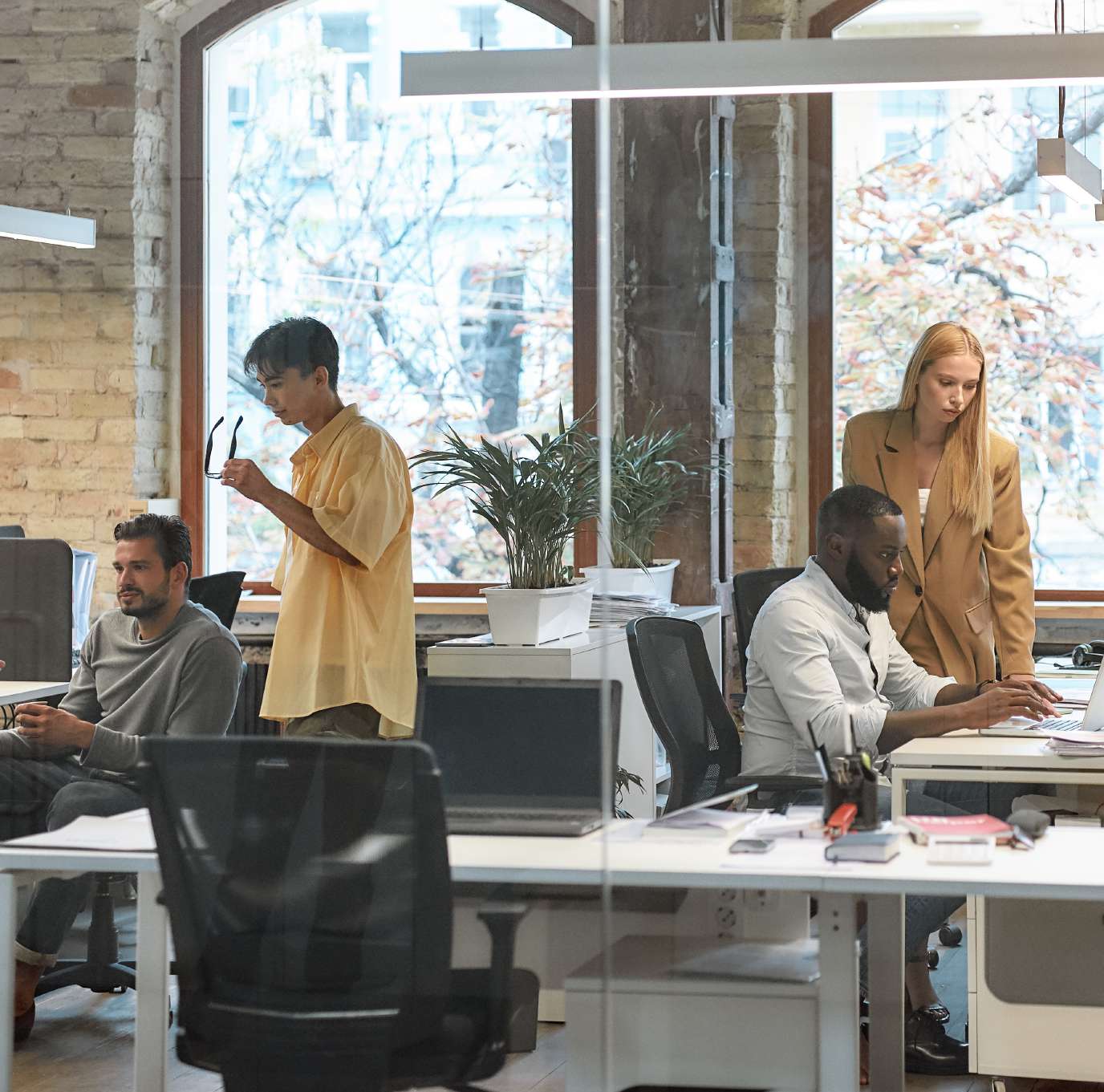 Ergonode team working in the office