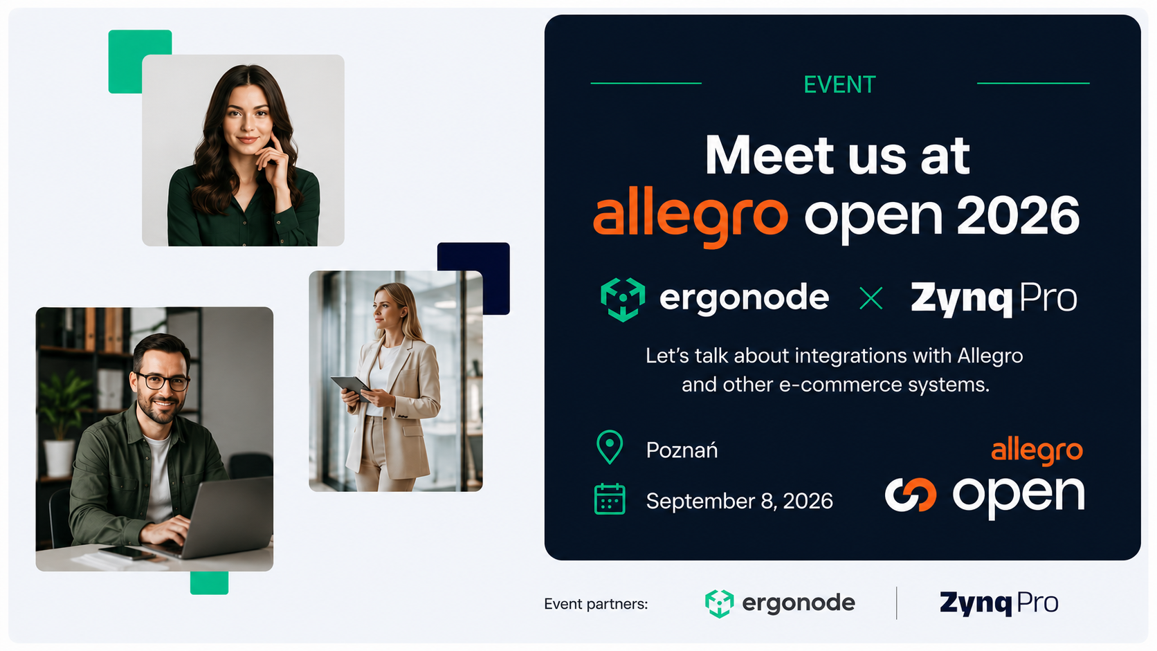 Image introducing us to the event with Allegro Open