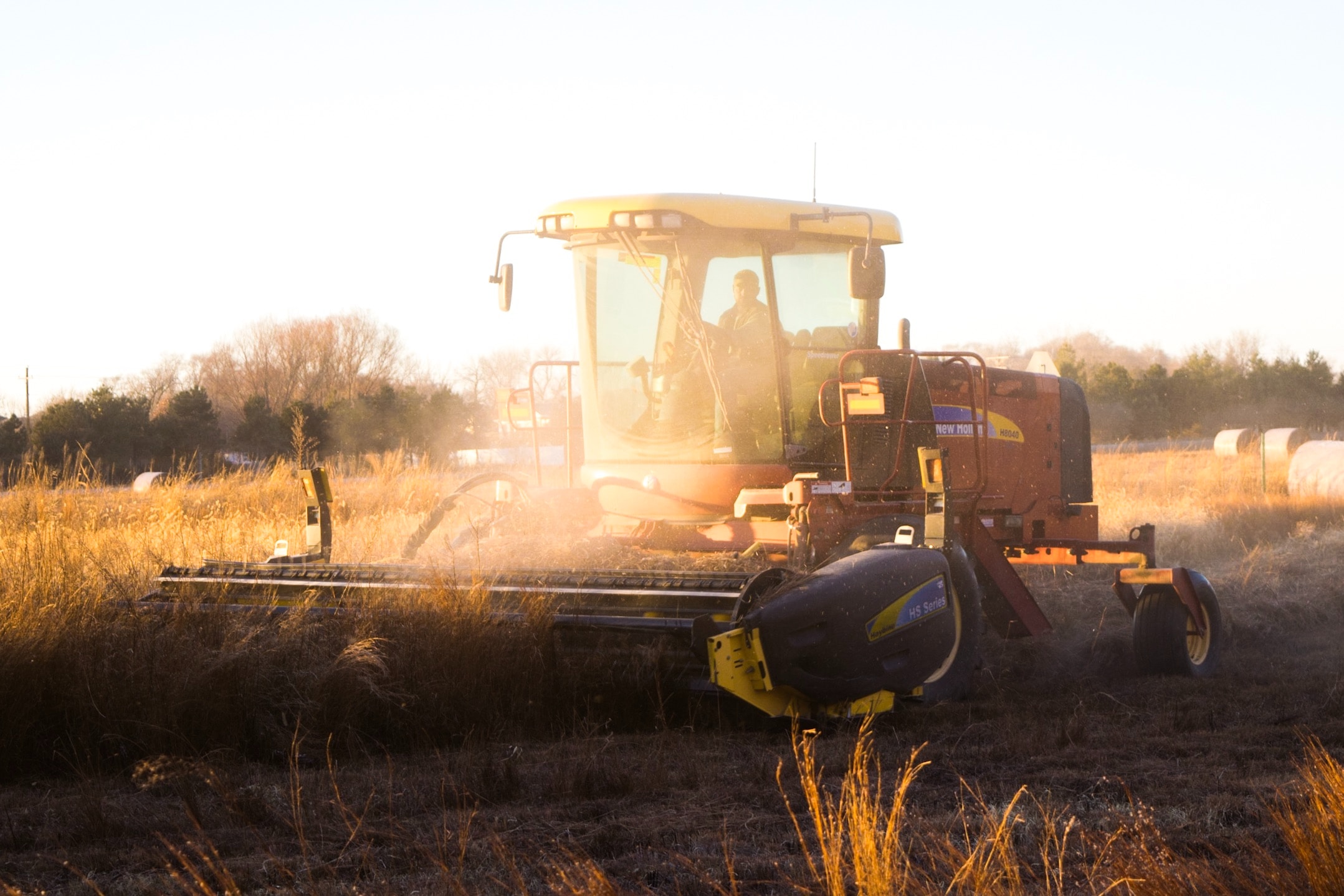 tractor in the field