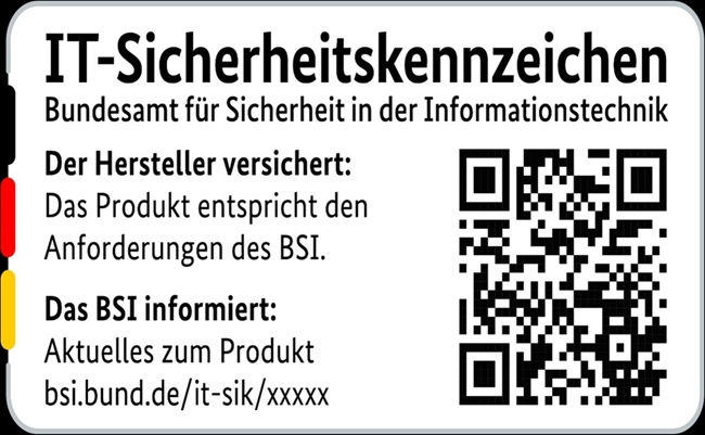 Abbildung des IT-Sicherheitskennzeichens