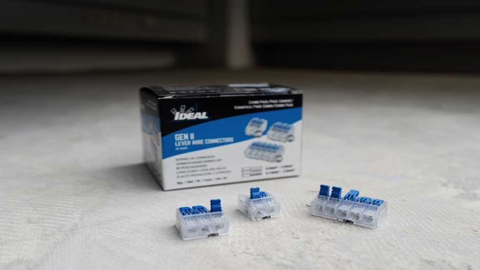 Die neuen Hebelklemmen von Ideal Electrical in der Produktansicht