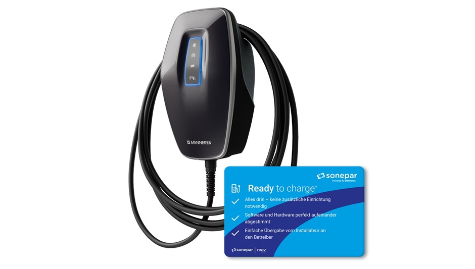 Wallbox von Mennekes und ReadyToCharge von Sonepar