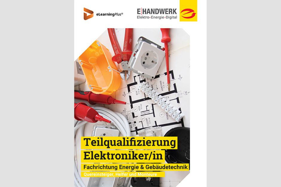 Titelseite Infoflyer TQ Elektroniker/-in Energie- und Gebäudetechnik