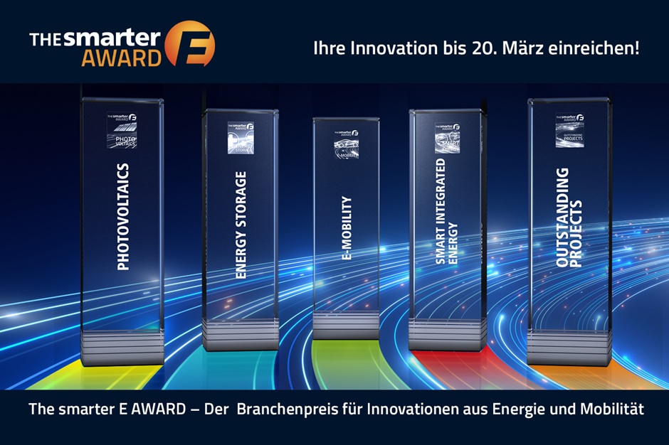 Kategorien der Award-Verleihung. 