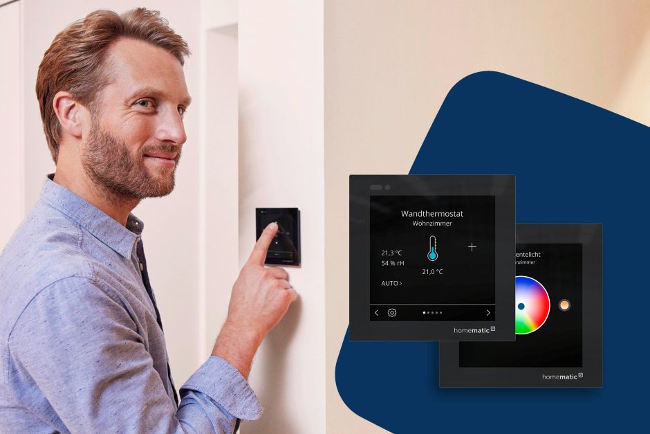 Glas-Display für Smart-Home-Steuerung