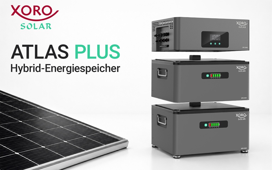 Xoro Solar Atlas Plus kombiniert Speicher mit PV