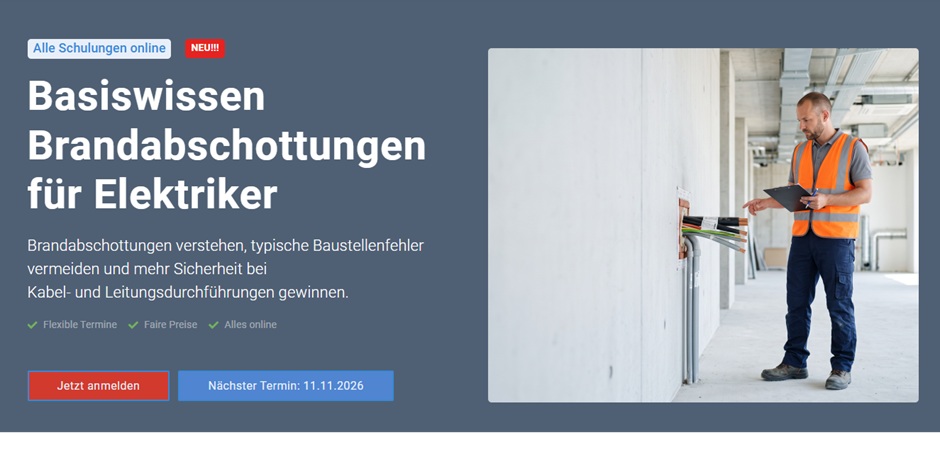 Abbildung der Online-Schulung