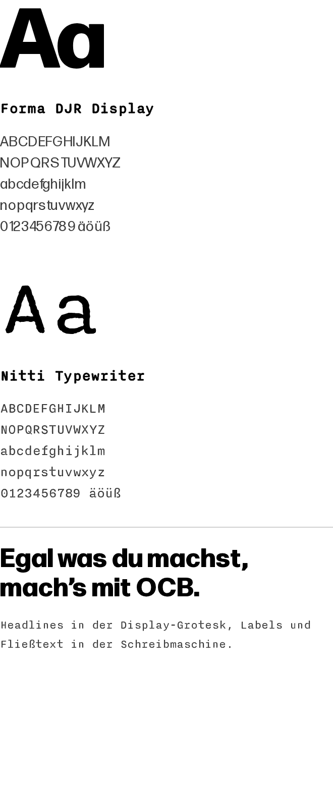 Schriftmuster Source Serif 4 und Source Sans 3