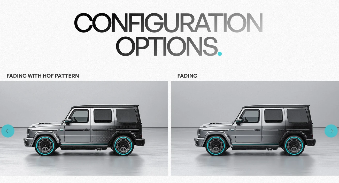 Konfigurationsvarianten der New Sir Class im Slider