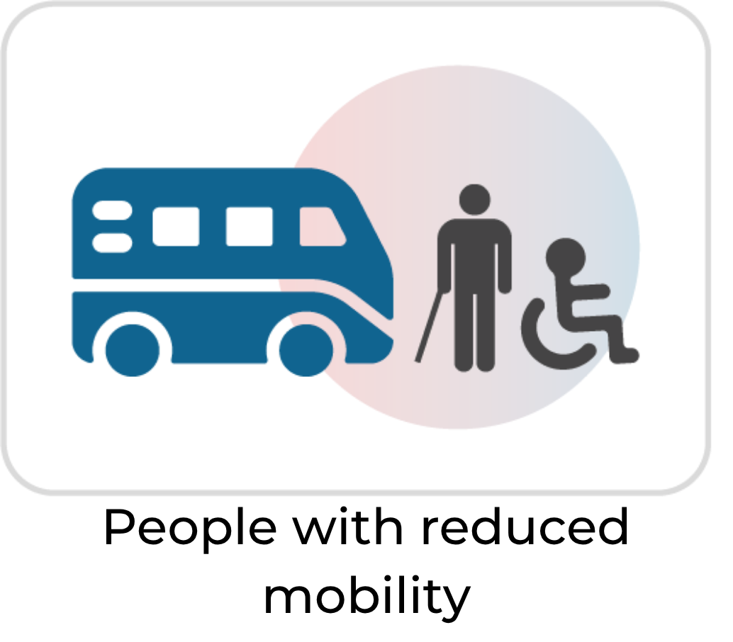 For people with reduced mobility 