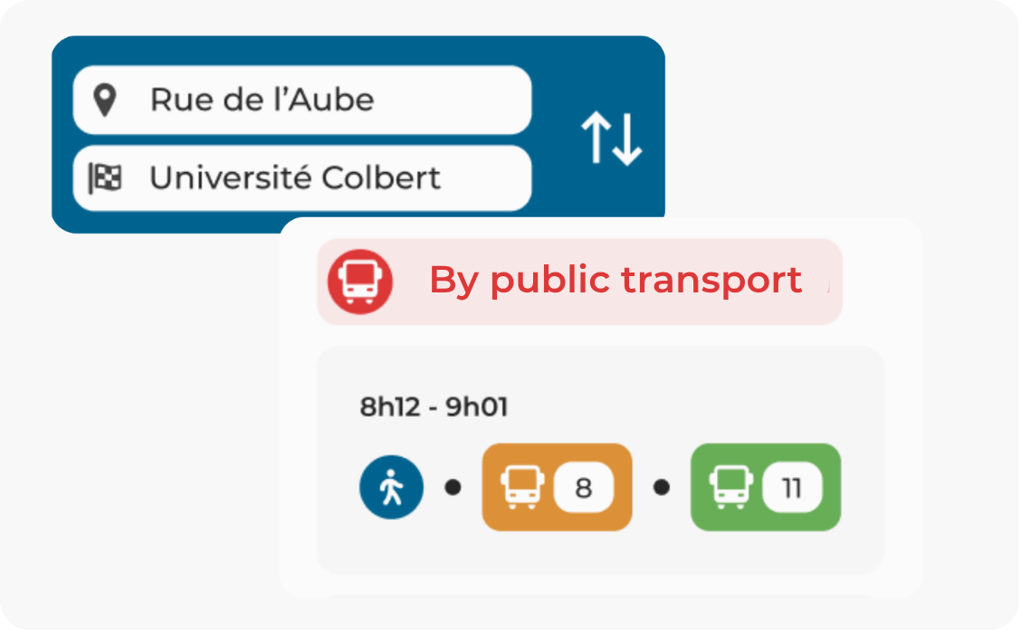 Search for routes