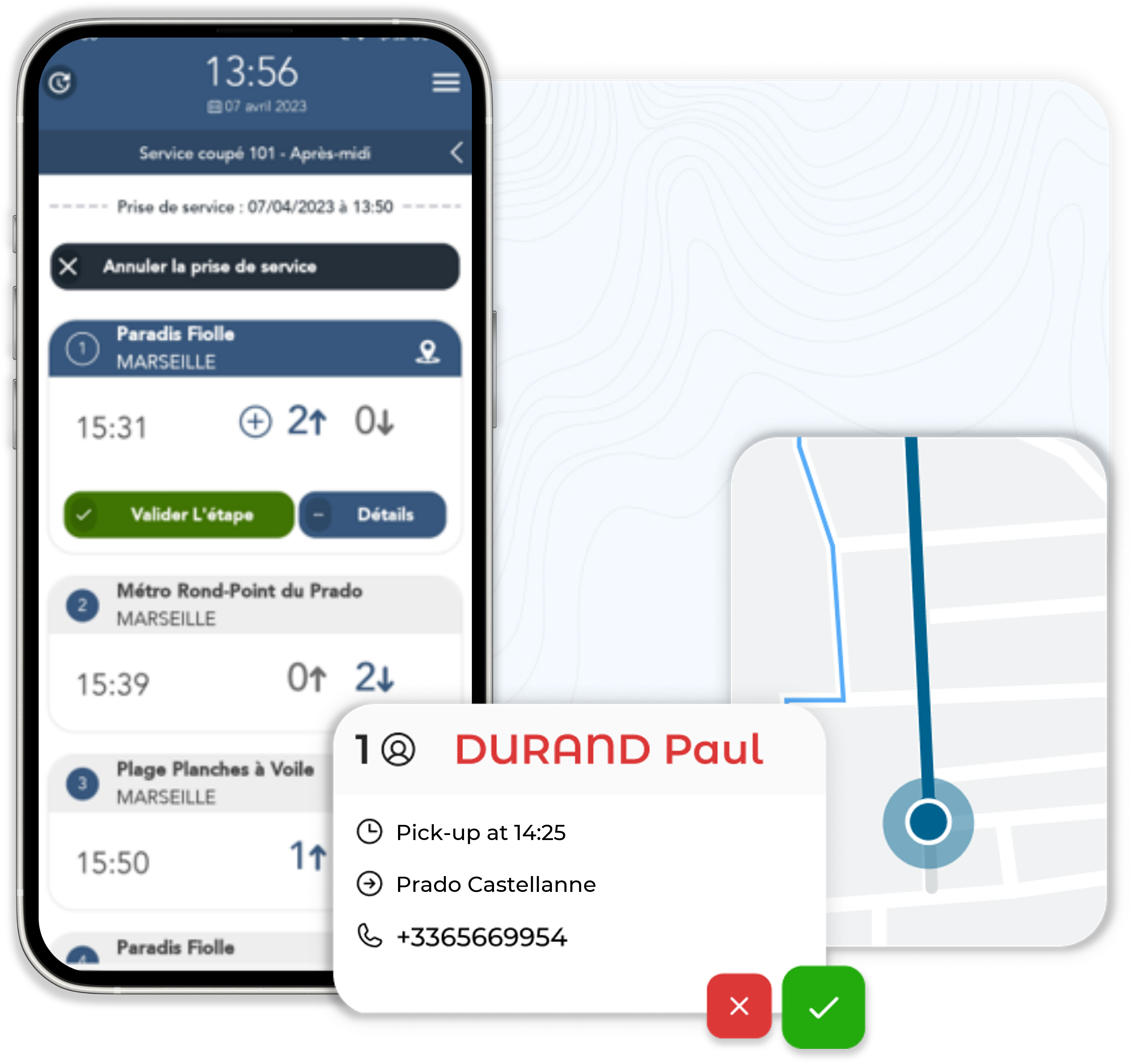 The driver application