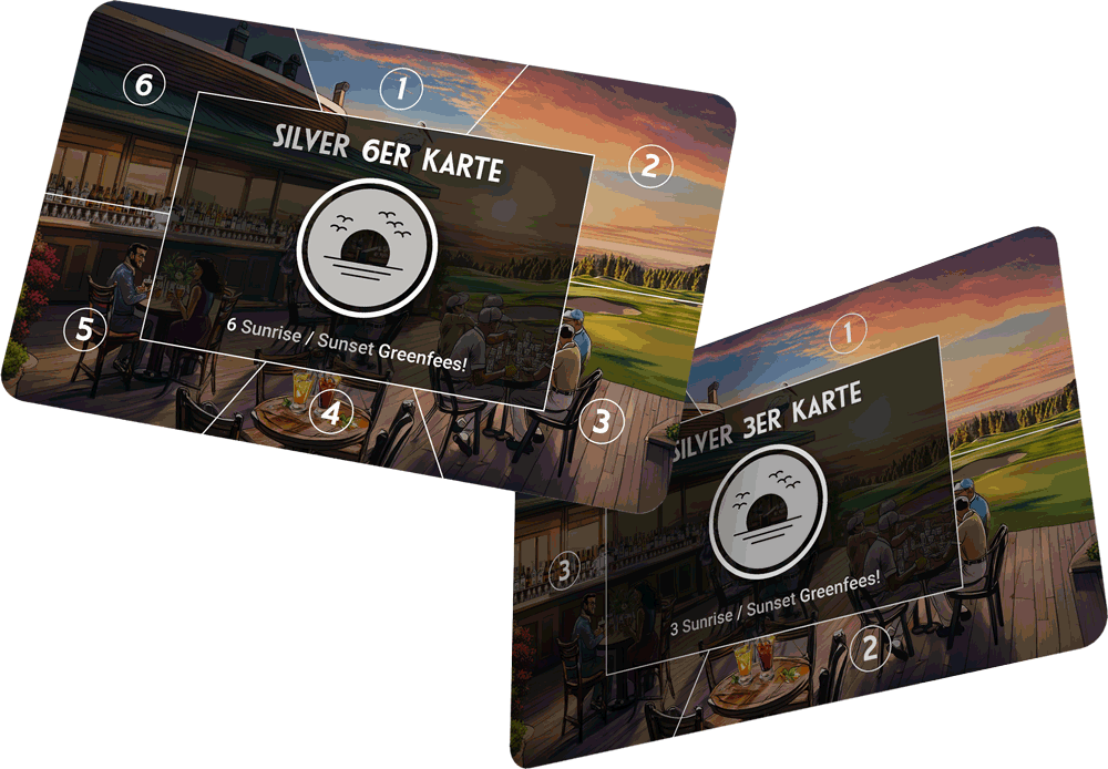 Silver Sunset 6+3 Greenfee-Karte – 9 Greenfees inkl. 3 Gratis