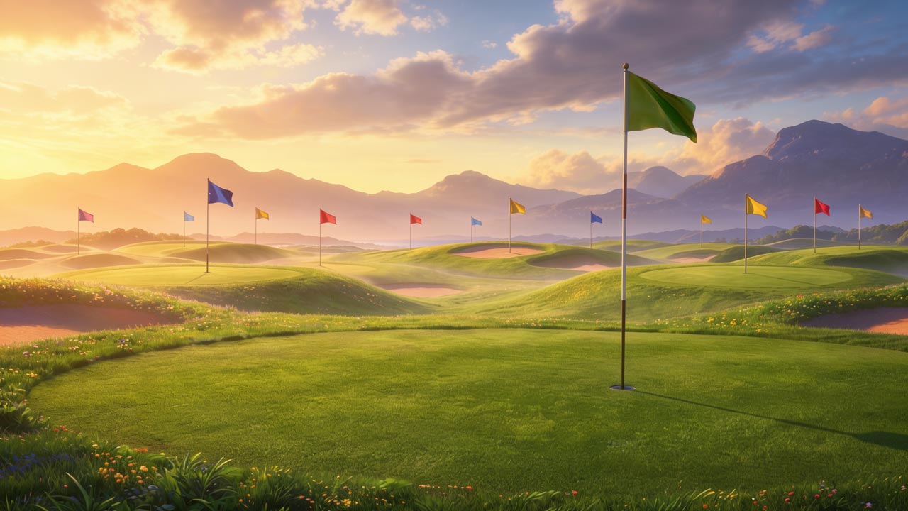 Golf Jahreskarte Rastenmoos Luzern – Naturlandschaft Golfanlage mit Panoramablick