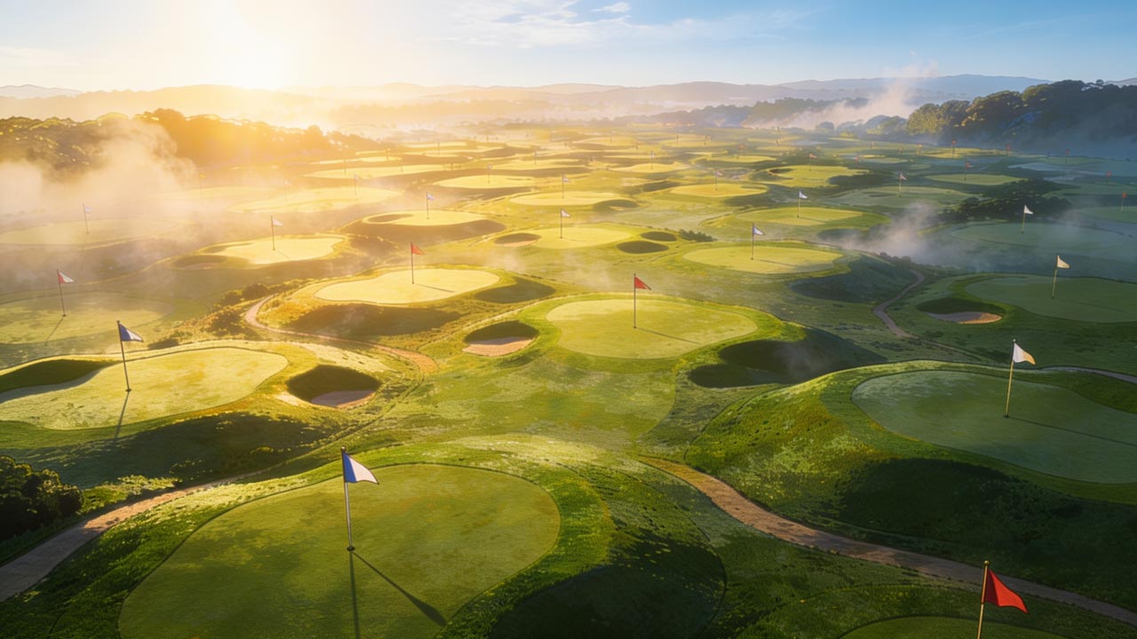 Golf Jahreskarte Rastenmoos Luzern – Naturlandschaft Golfanlage mit Panoramablick