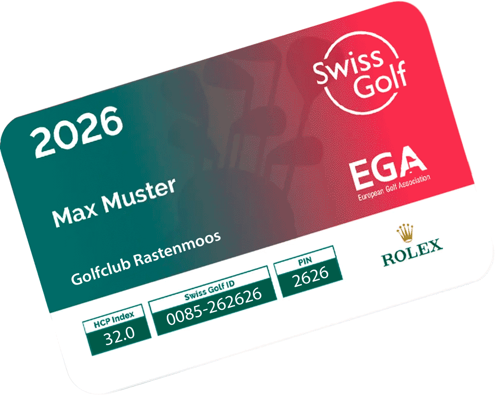 Fairplay-Golf Mitgliedschaftskarte Golfclub Rastenmoos 2026