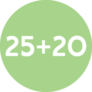 Wochentags 25+15 Karten-Illustration