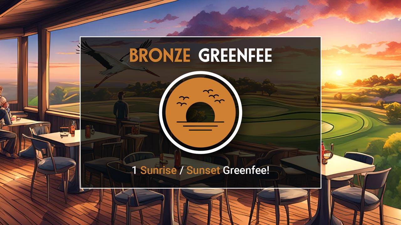 Bronze Sunset Greenfee-Karte