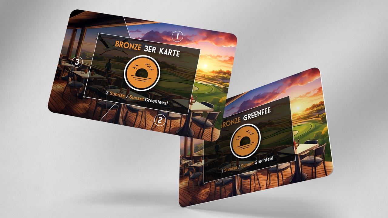 Bronze Sunset Greenfee-Karte