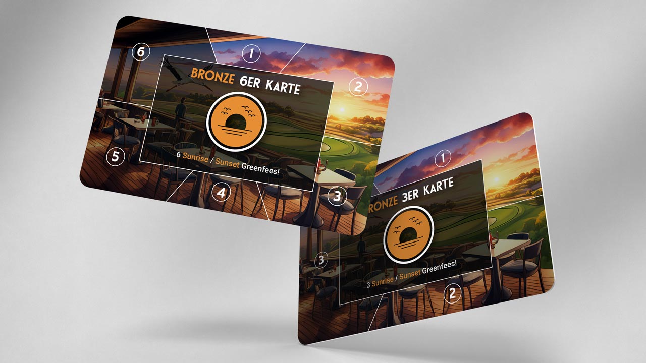 Bronze Sunset Greenfee-Karte