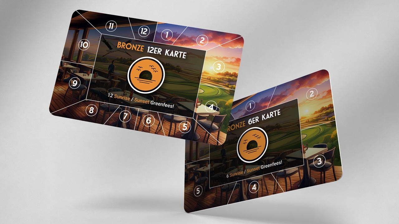 Bronze Sunset Greenfee-Karte