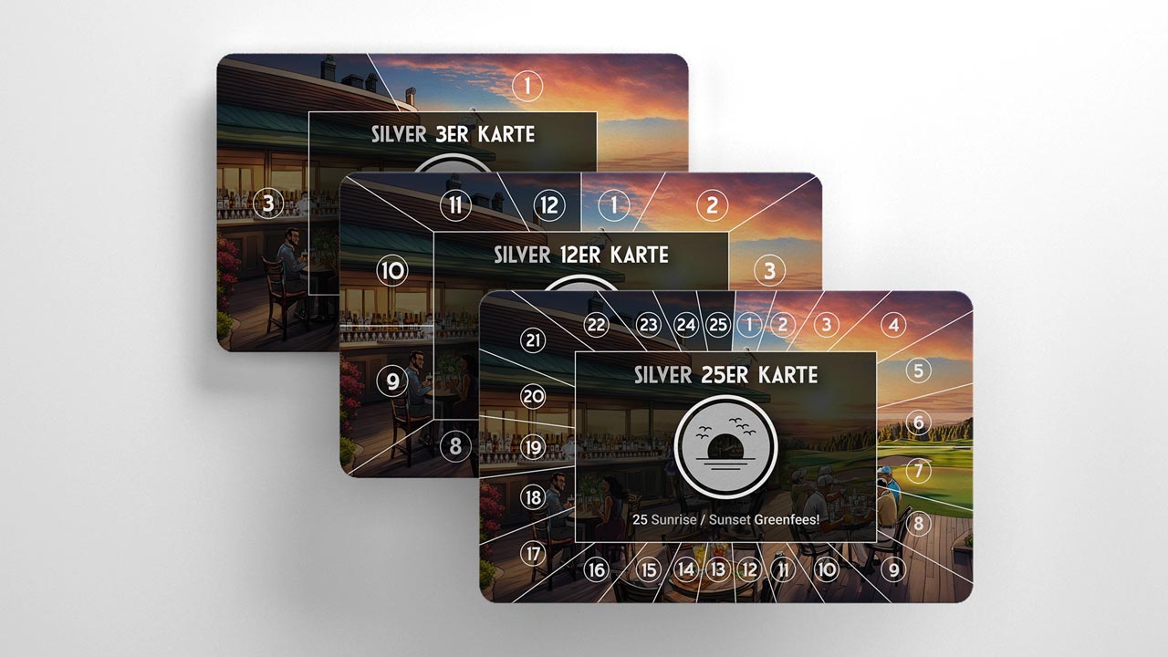 Silver Sunset Greenfee-Karte