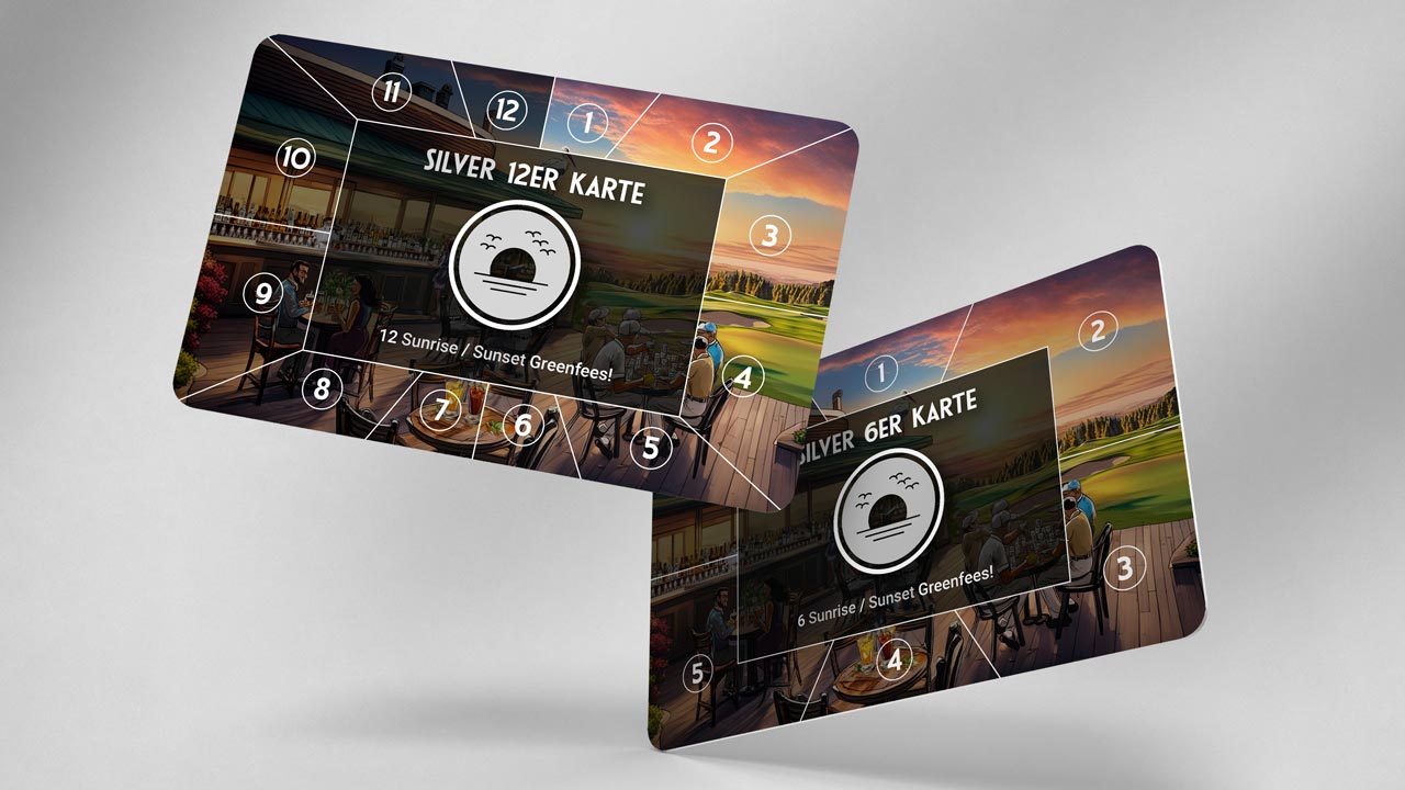 Silver Sunset Greenfee-Karte