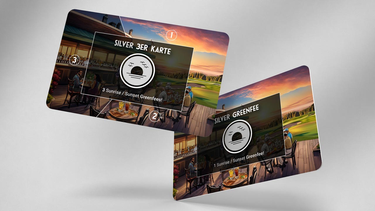 Silver Sunset Greenfee-Karte