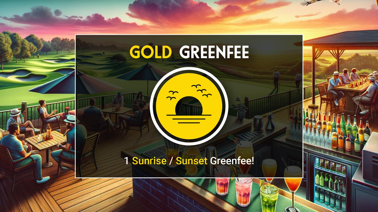 Gold Sunset Greenfee-Karte