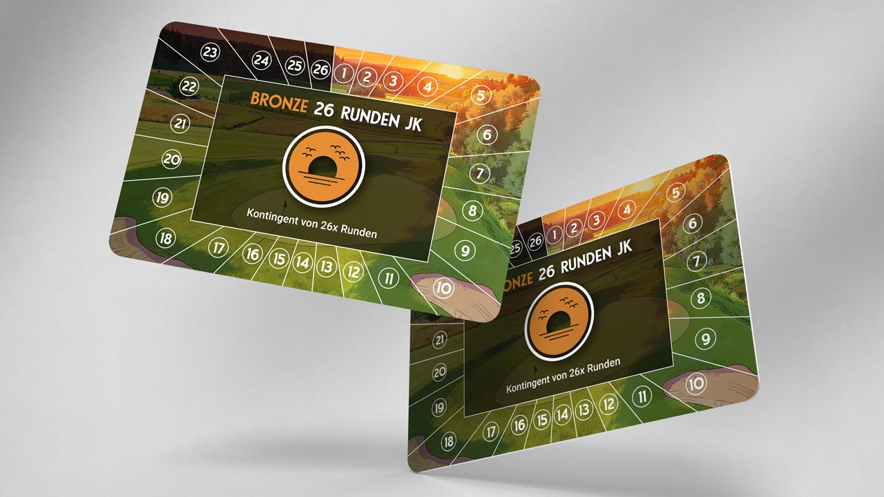 Jahreskarte 2026 – Golfplatz Rastenmoos mit Toptracer Driving Range Luzern