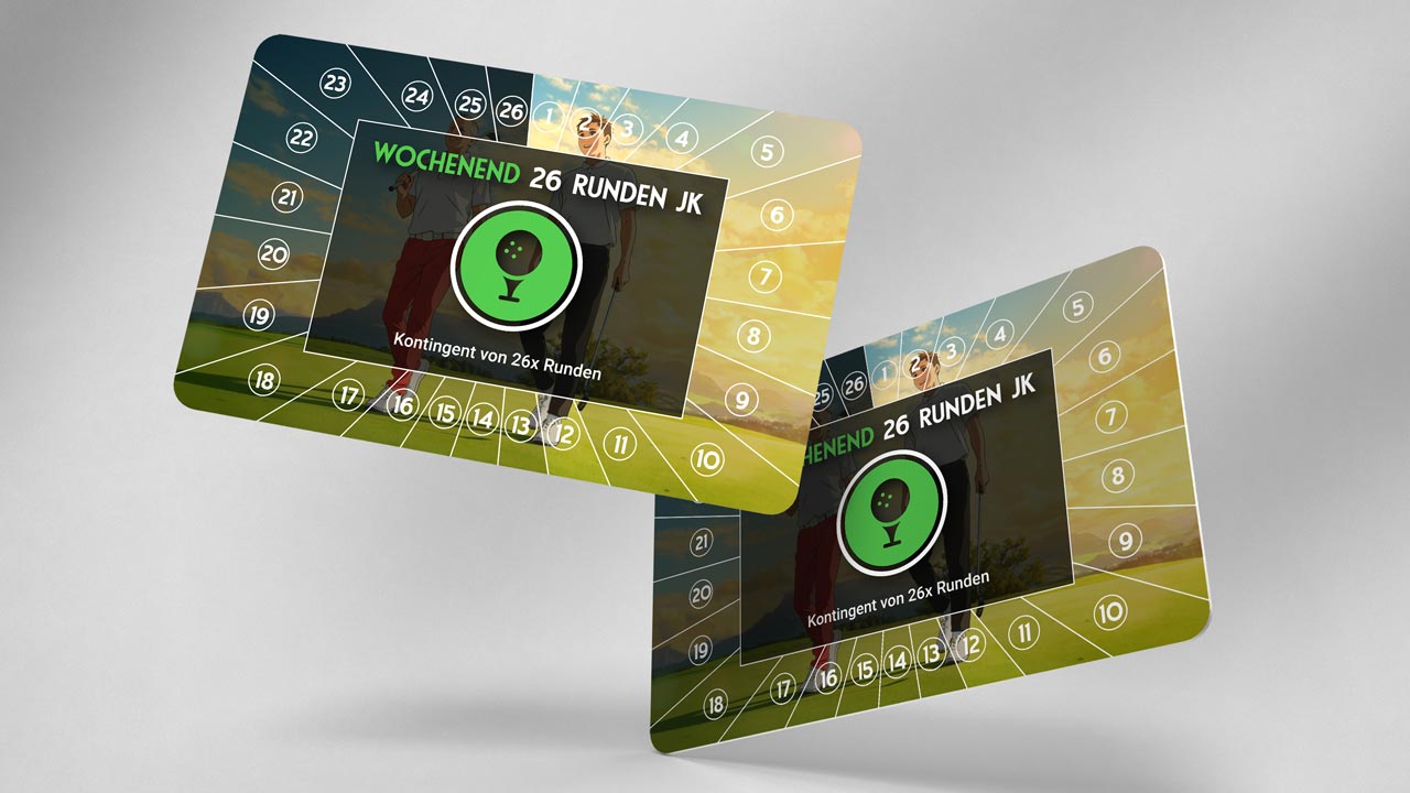 Jahreskarte 2026 – Golfplatz Rastenmoos mit Toptracer Driving Range Luzern