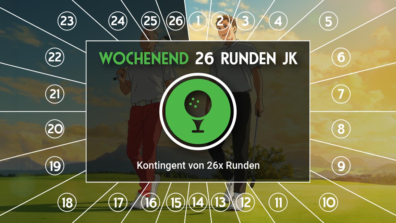 Jahreskarte 2026 – Golfplatz Rastenmoos mit Toptracer Driving Range Luzern
