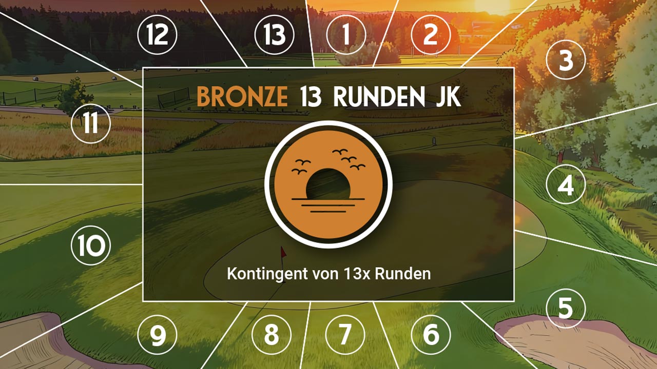 Jahreskarte 2026 – Golfplatz Rastenmoos mit Toptracer Driving Range Luzern