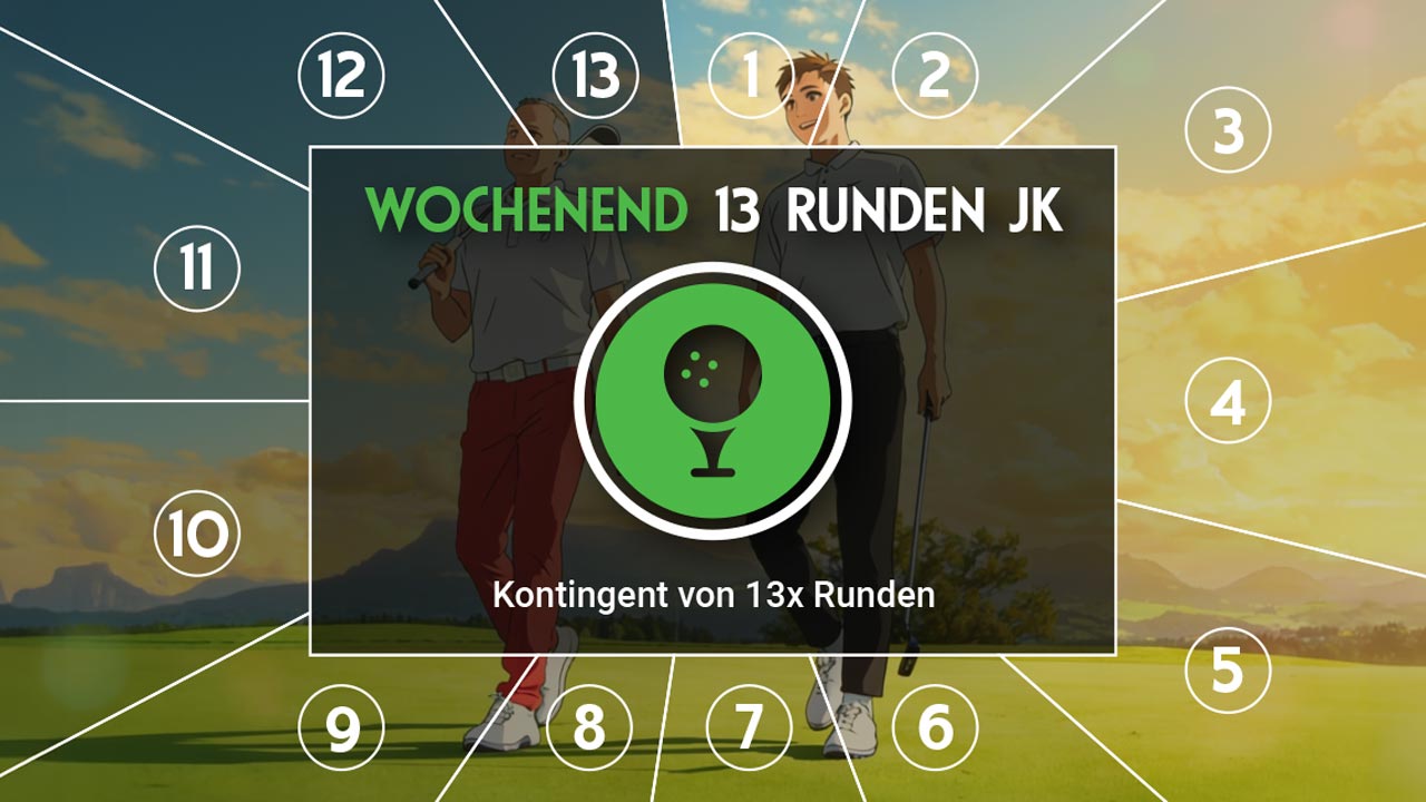 Jahreskarte 2026 – Golfplatz Rastenmoos mit Toptracer Driving Range Luzern