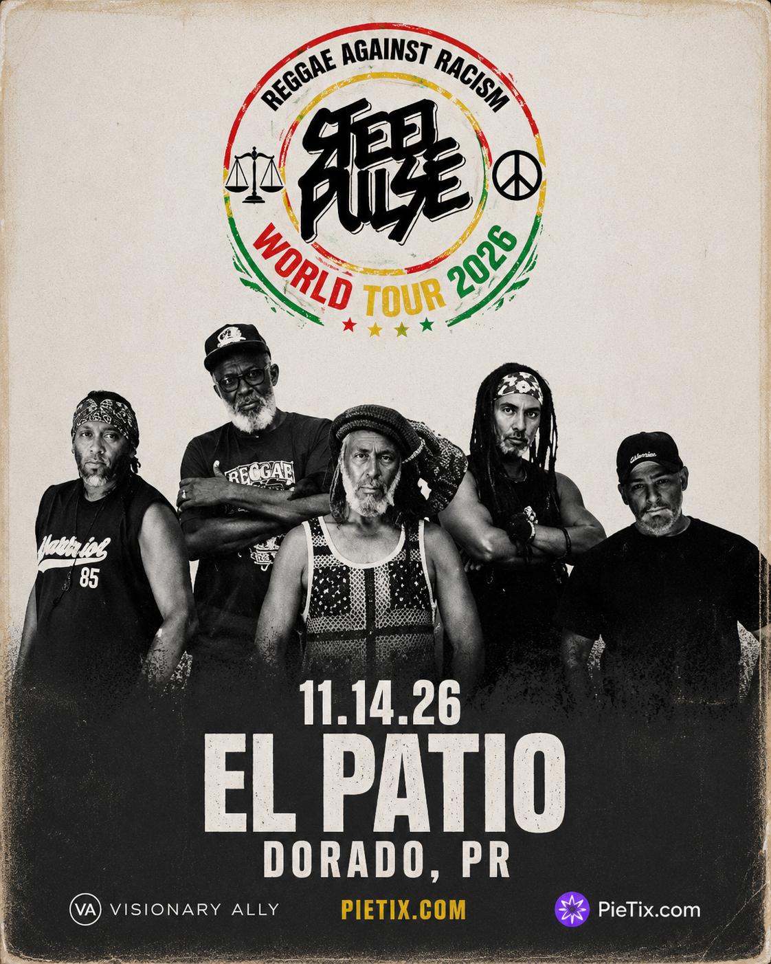 Book Your VIP Table Now — Steel Pulse