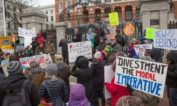 fossil fuel divestment rally
