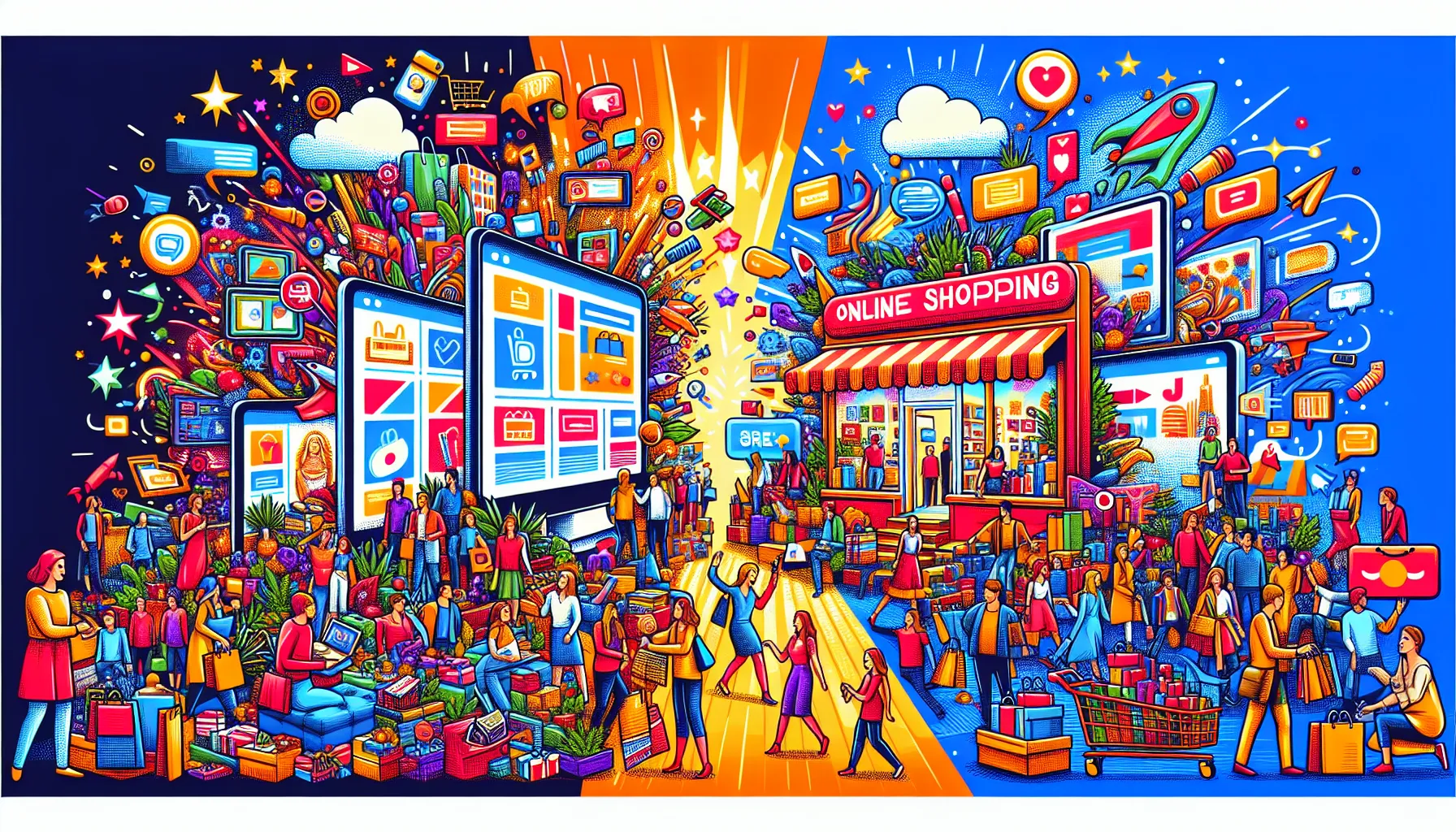 An illustration showcasing various Black Friday sales strategies.