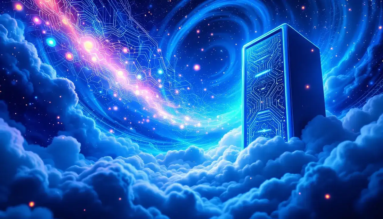 Illustration of optimizing AI workloads using cloud services.