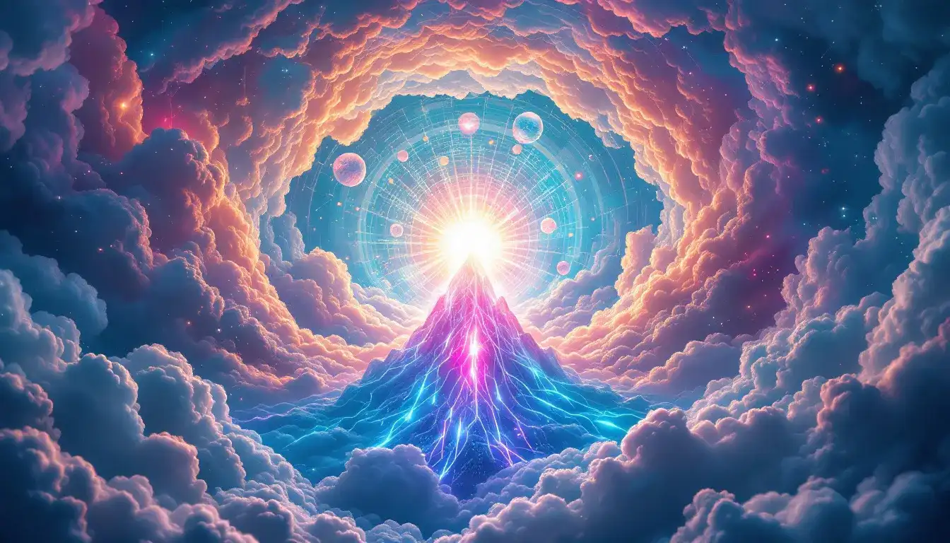 Visual representation of the benefits of AI in cloud computing.