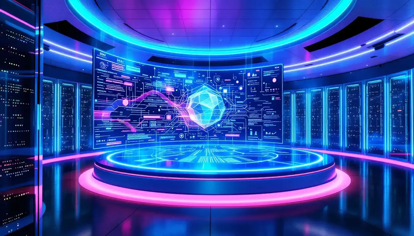 A visual representation of Hivenet's compute enhancing data analytics processes.