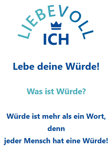 Würde zeigt sich als innere Einstellung