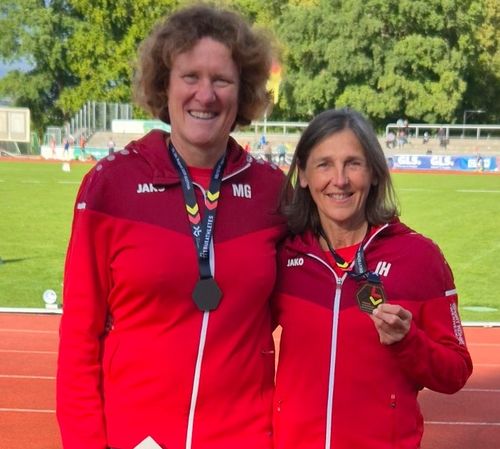 Iris und Martina bei den Deutschen Meisterschaften Masters in Gotha 🇩🇪