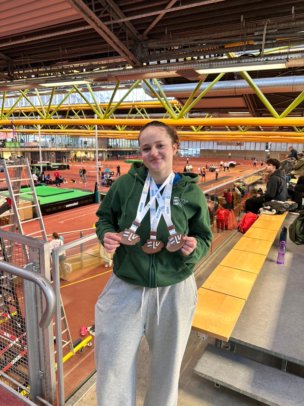 Erfolgreiches Wochenende bei den Bayerischen Hallenmeisterschaften in München