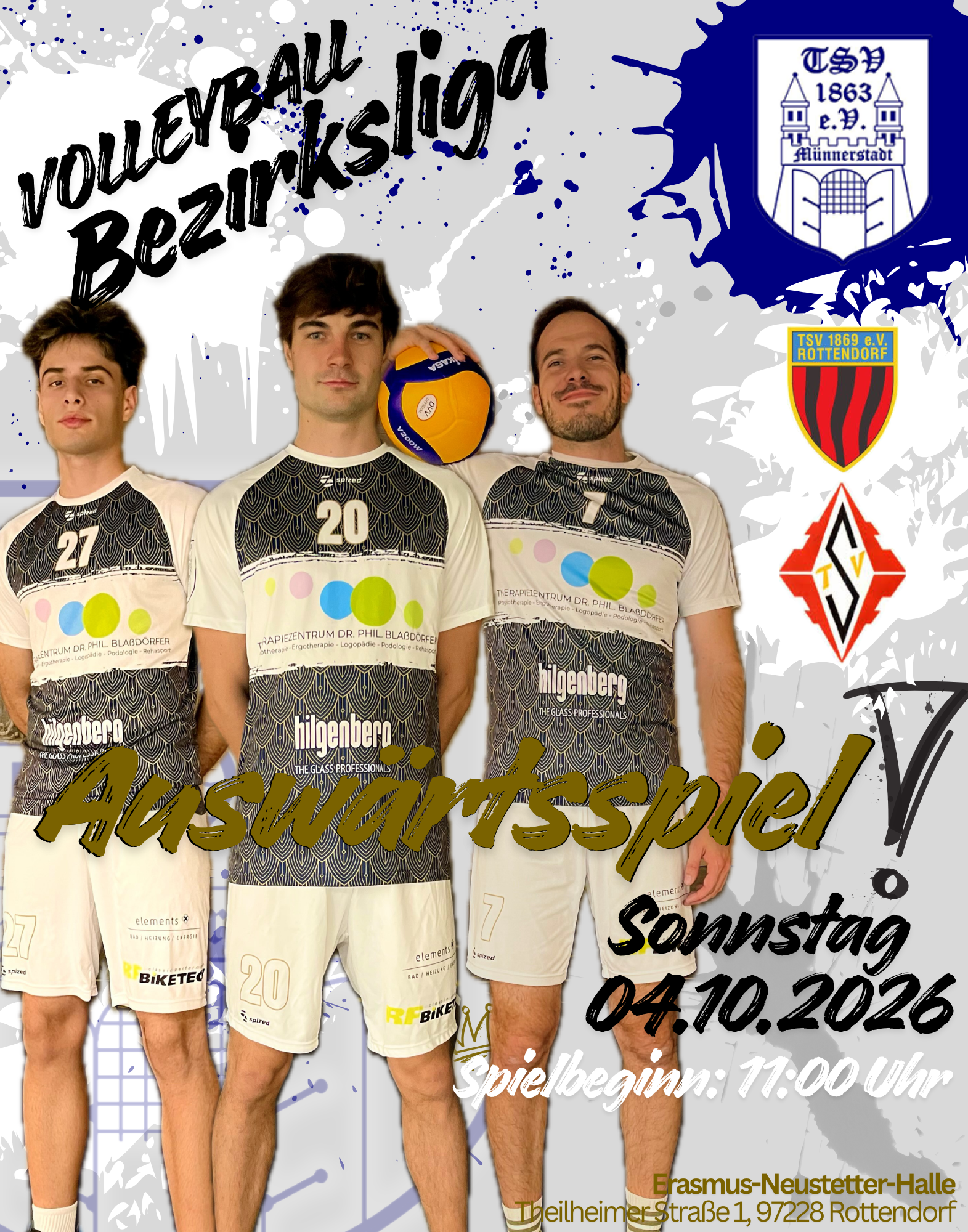 Volleyball Bezirksliga Herren - Spieltag 1