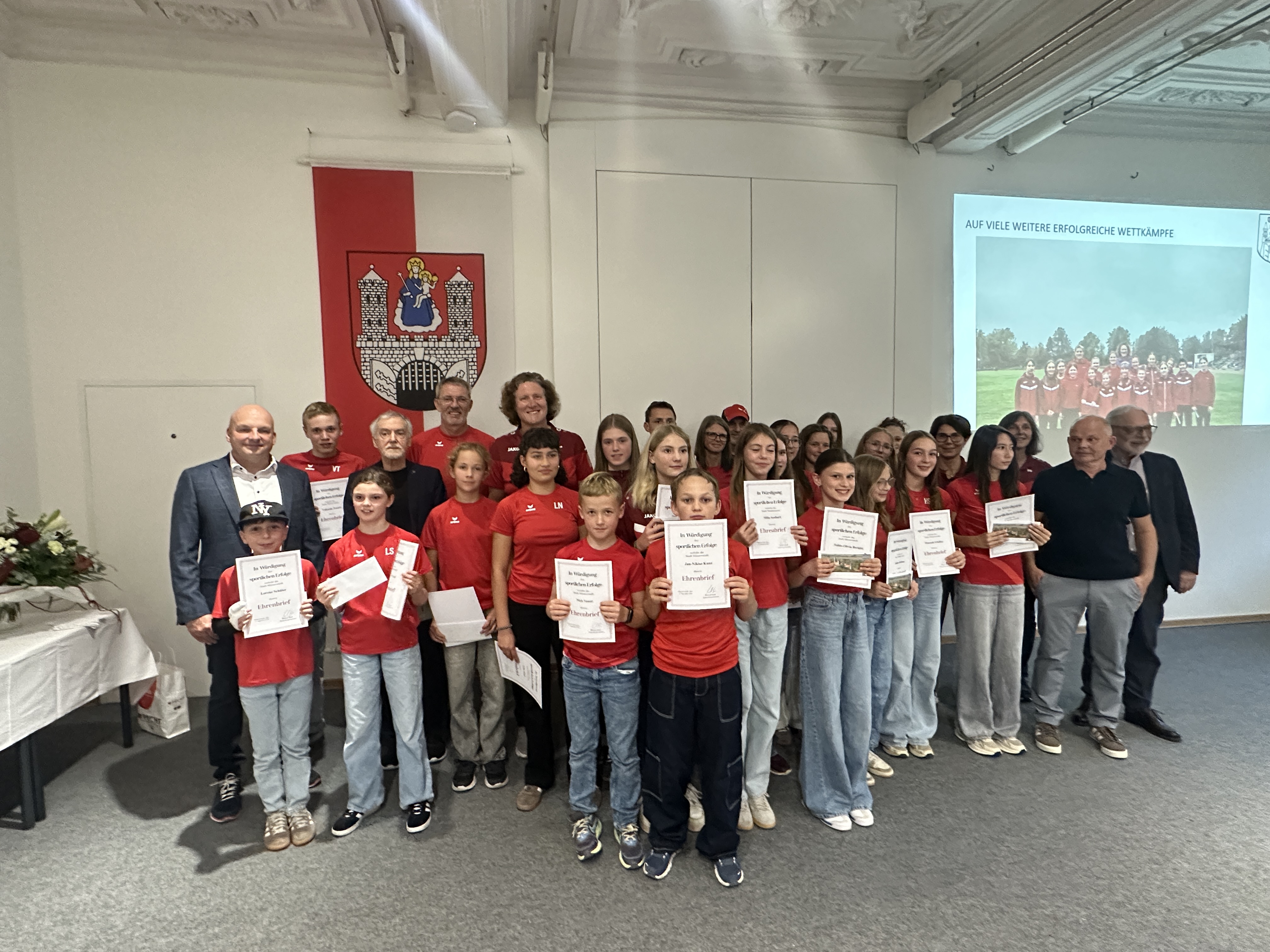 Sportlerehrung der Stadt Münnerstadt 