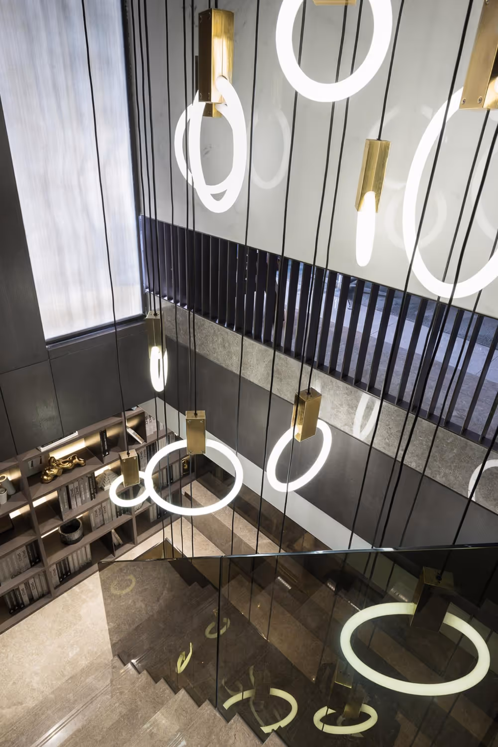 Intérieur moderne d'un franchisé