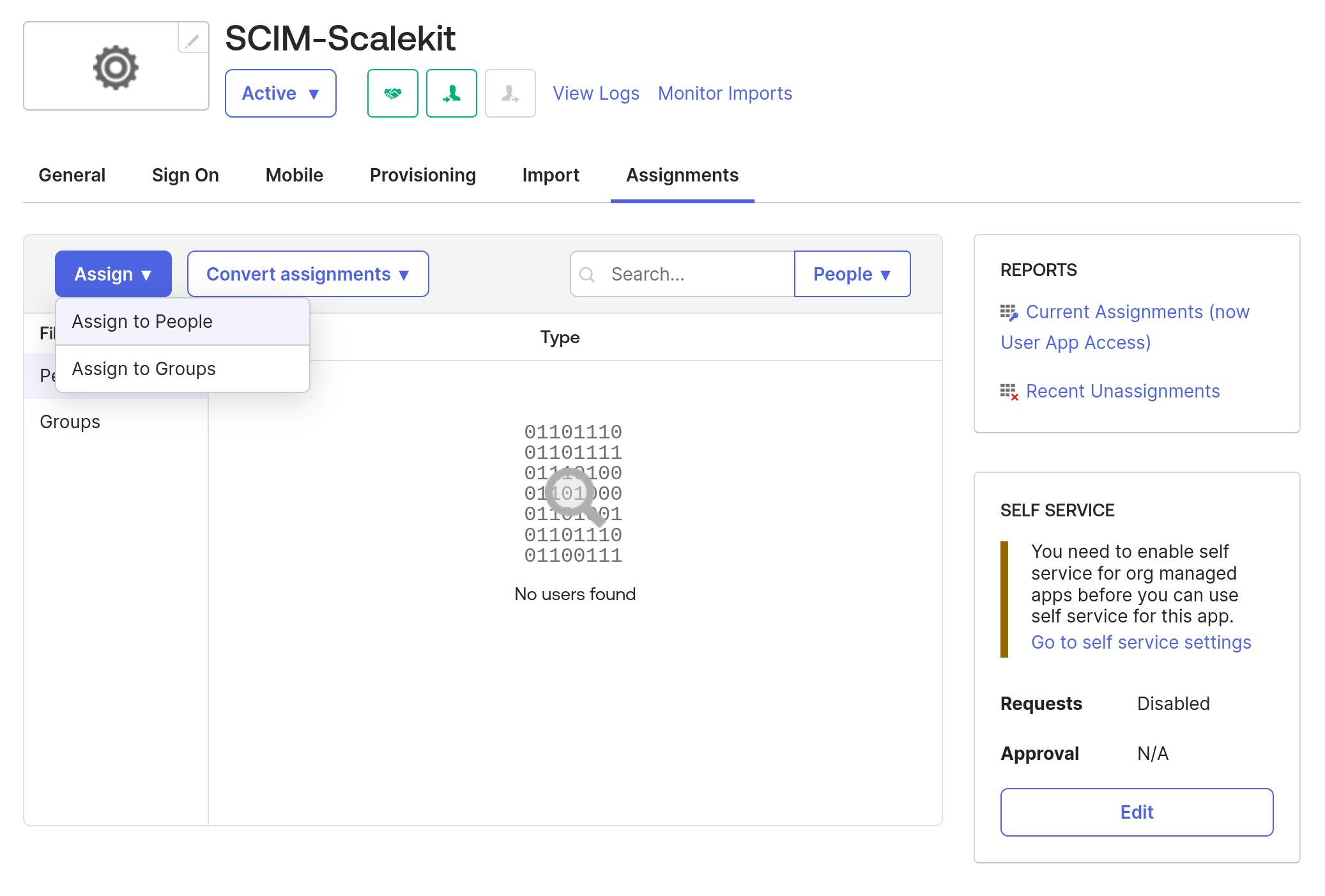 Testing Directory Sync integration for Okta